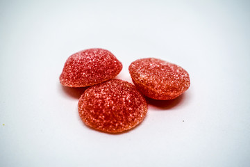 Red Jelly Ball Closeup