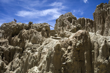 Valle de la luna in Bolivia