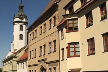 Blickwinkel in der Torgauer Altstadt