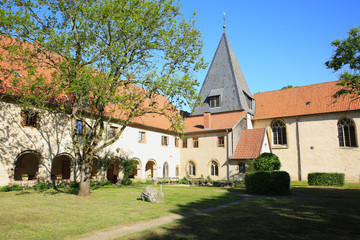 The historic Abbey Malgarten near Bramsche in Lower Saxony, Germany