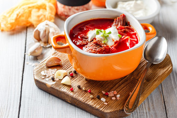 Borsch, beetroot soup