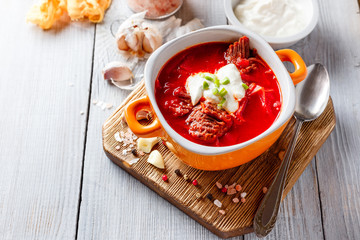 Borsch, beetroot soup