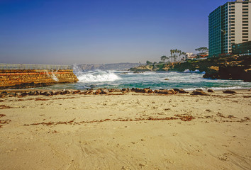 Pacific Coast in La Jolla, California