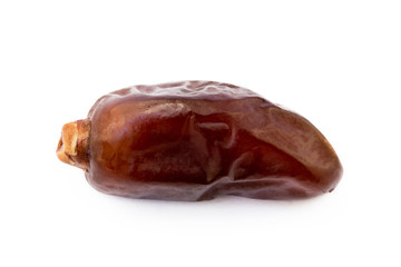 Dried sweet dates isolated on a white background 