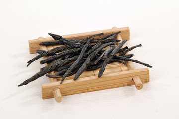 Chinese tea on a wooden stand
