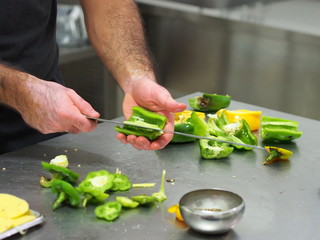 preparazione peperoni