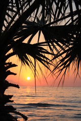 sunset on the Aegean Sea