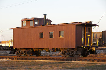 Obraz premium Train on the Tracks