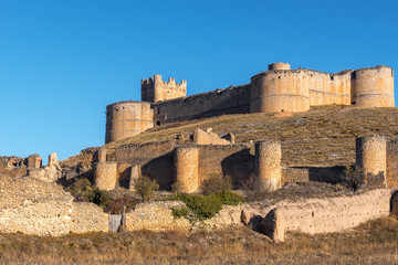 Naklejka premium Berlanga de Duero Castle, Soria Province, Spain