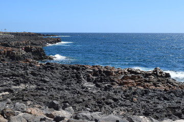 Fototapeta na wymiar Caleta de Fuste, Fuerteventura, Canary islands