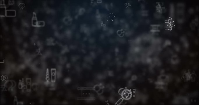 Loop moved sexual icons background