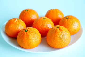 The fresh great mandarins 11.