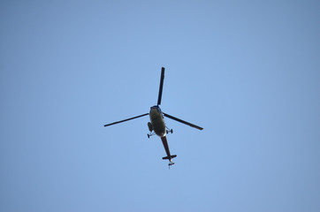 HELICOPTER, RISE IN THE SKY
