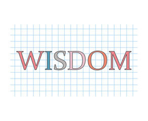 wisdom concept- vector illustration