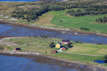 Fototapeta premium Old farmhouse Northern Norway