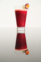 lemon juice, carrots, and beets, São Paulo, Brazil