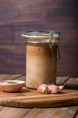  Sourdough for sour polish traditional soup Zurek.
