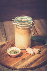  Sourdough for sour polish traditional soup Zurek.