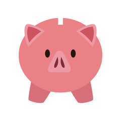 Piggy money savings vector illustration graphic design
