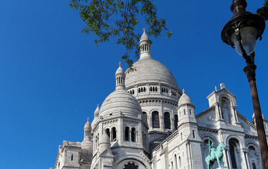 Obraz premium The famous basilica Sacre Coeur , Paris, France.
