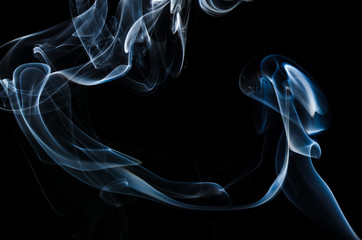 Nature Abstract: The Delicate Beauty and Elegance of a Wisp of Smoke