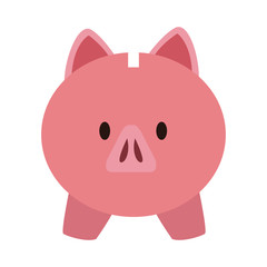Piggy money savings vector illustration graphic design