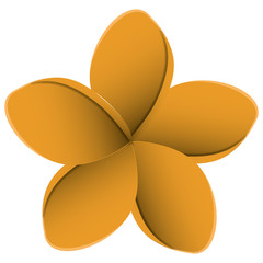 beautiful flower decorative icon vector illustration design