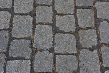 Kopfsteinplaster Struktur