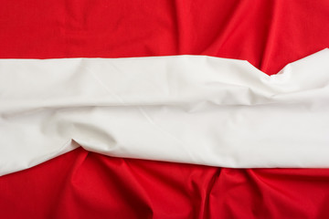 Flag of Austria. Austrian symbol design for background. White and red flag. 3D Flag of Austria. Sovereign Austrian symbol of Austria country in official colors.European flags region.