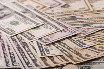 Various dollar banknotes