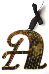 Gold Capital Letter 'A' 