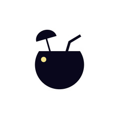 tropical cocktail icon. Element of colored web icon for mobile concept and web apps. Detailed tropical cocktail icon can be used for web and mobile. Premium icon