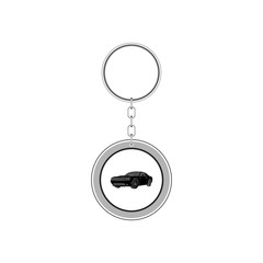 Key chain for car.  Illustration