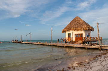 holbox atardecer