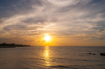 holbox atardecer 