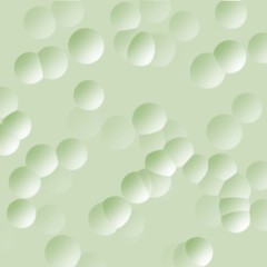 Abstract green bubble or dot pattern, soft background