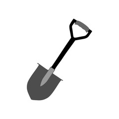 Shovel icon.  Illustration