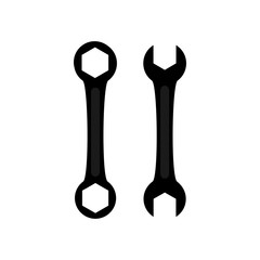Wrench icon.  Illustration