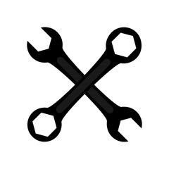 Wrench icon.  Illustration