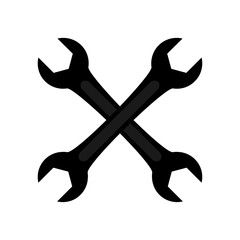 Wrench icon.  Illustration