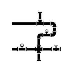 Pipe icon.  Illustration