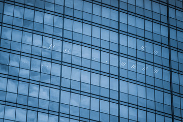 Fototapeta na wymiar Close-Up of Modern Office Buildings in city of China.