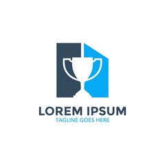 thropy logo. icon. vector illustration. symbol of succes