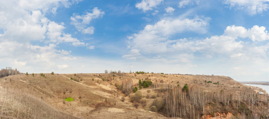 Mountain over the Oka river