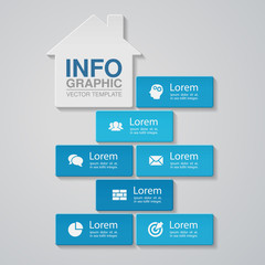Vector infographic template for diagram, graph, presentation, chart, business concept with 7 options.