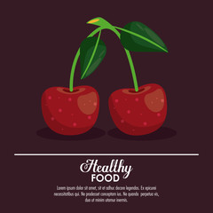 Healthy food infographic concept vector illustration graphic design