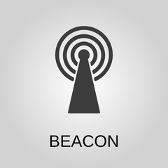 Beacon icon. Beacon symbol. Flat design. Stock - Vector illustration