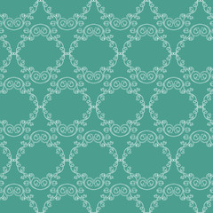 Seamless floral ornament