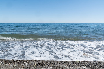 rocky beach near Black Sea