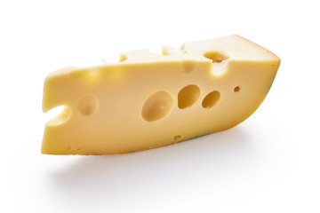 Cheese isolated on white background